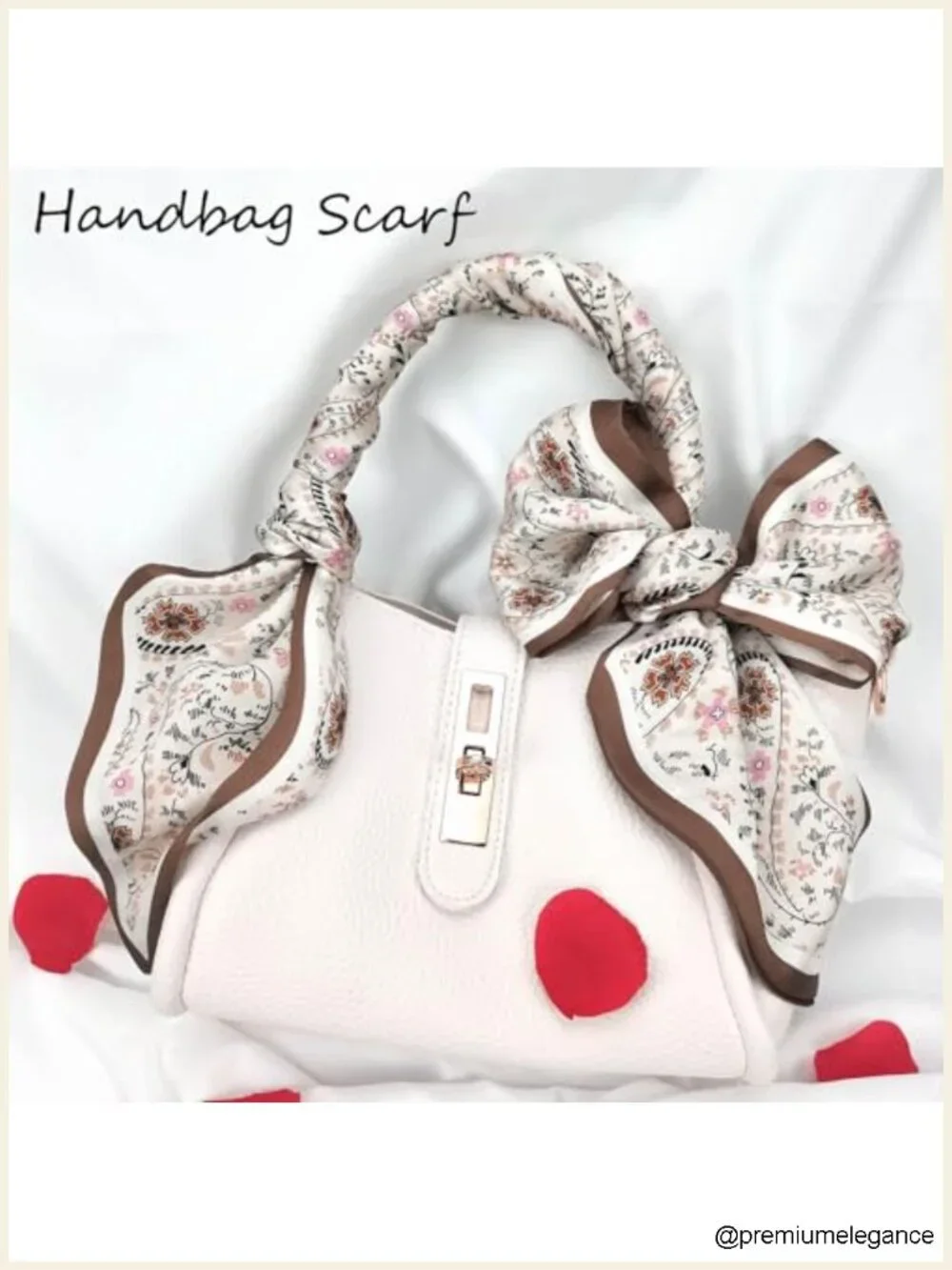 Silk Feel Lightweight Scarf for Women Multifunctional Satin Neck Scarf